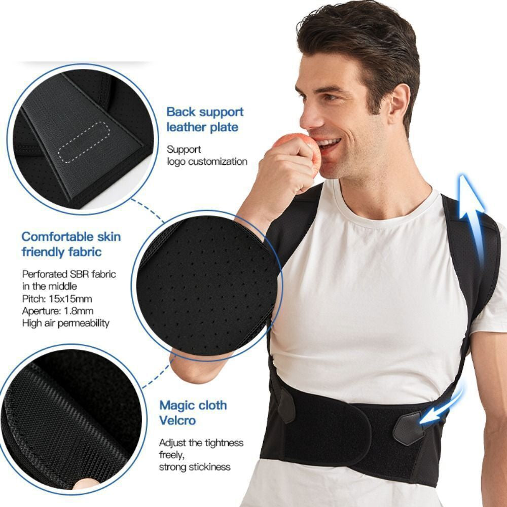 Premium Adjustable Back Posture Correction Belt for Enhanced Comfort and Support