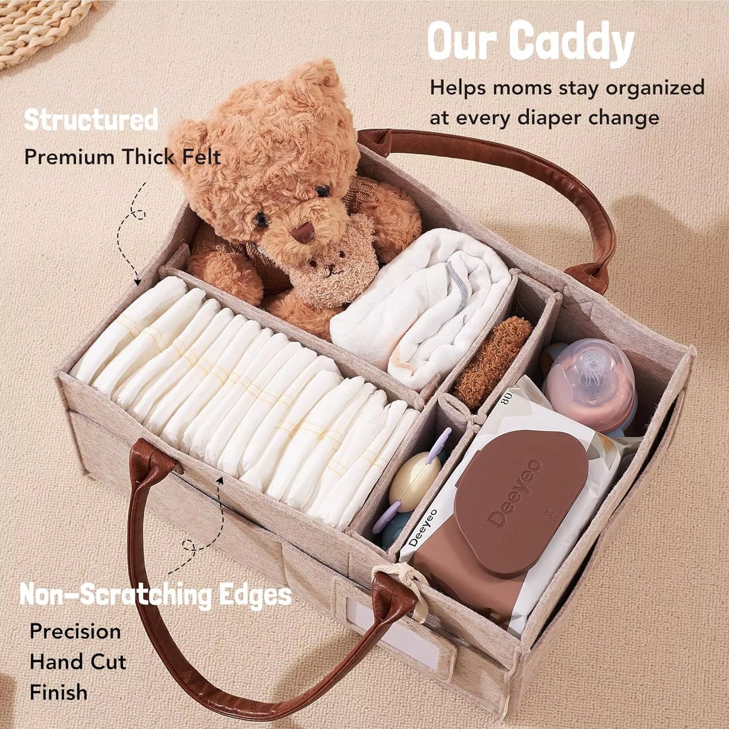 Multi-Purpose Baby Storage Basket