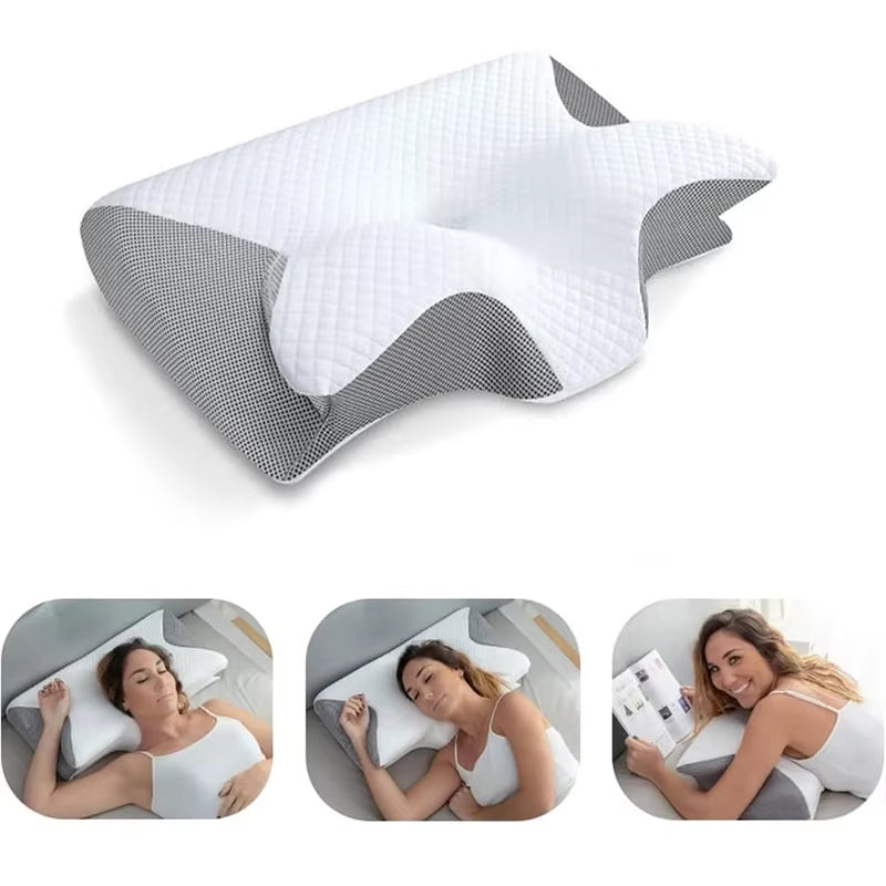 Ergonomic Memory Foam Cervical Pillow for Enhanced Sleep Quality