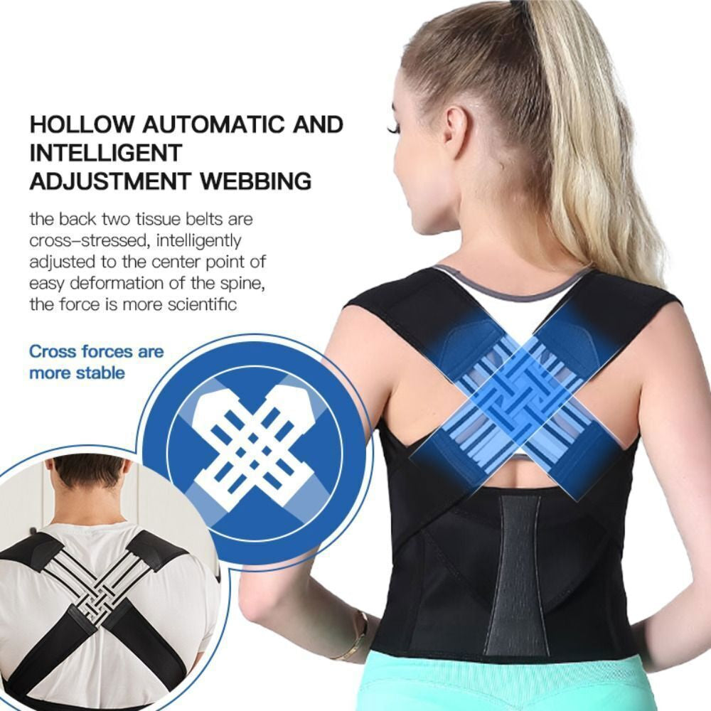 Premium Adjustable Back Posture Correction Belt for Enhanced Comfort and Support