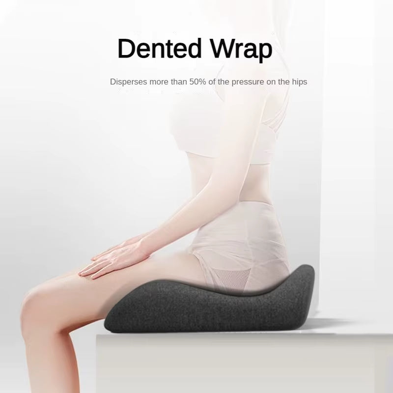 Ergonomic Memory Foam Seat Cushion for Enhanced Comfort and Back Pain Relief in Office and Car