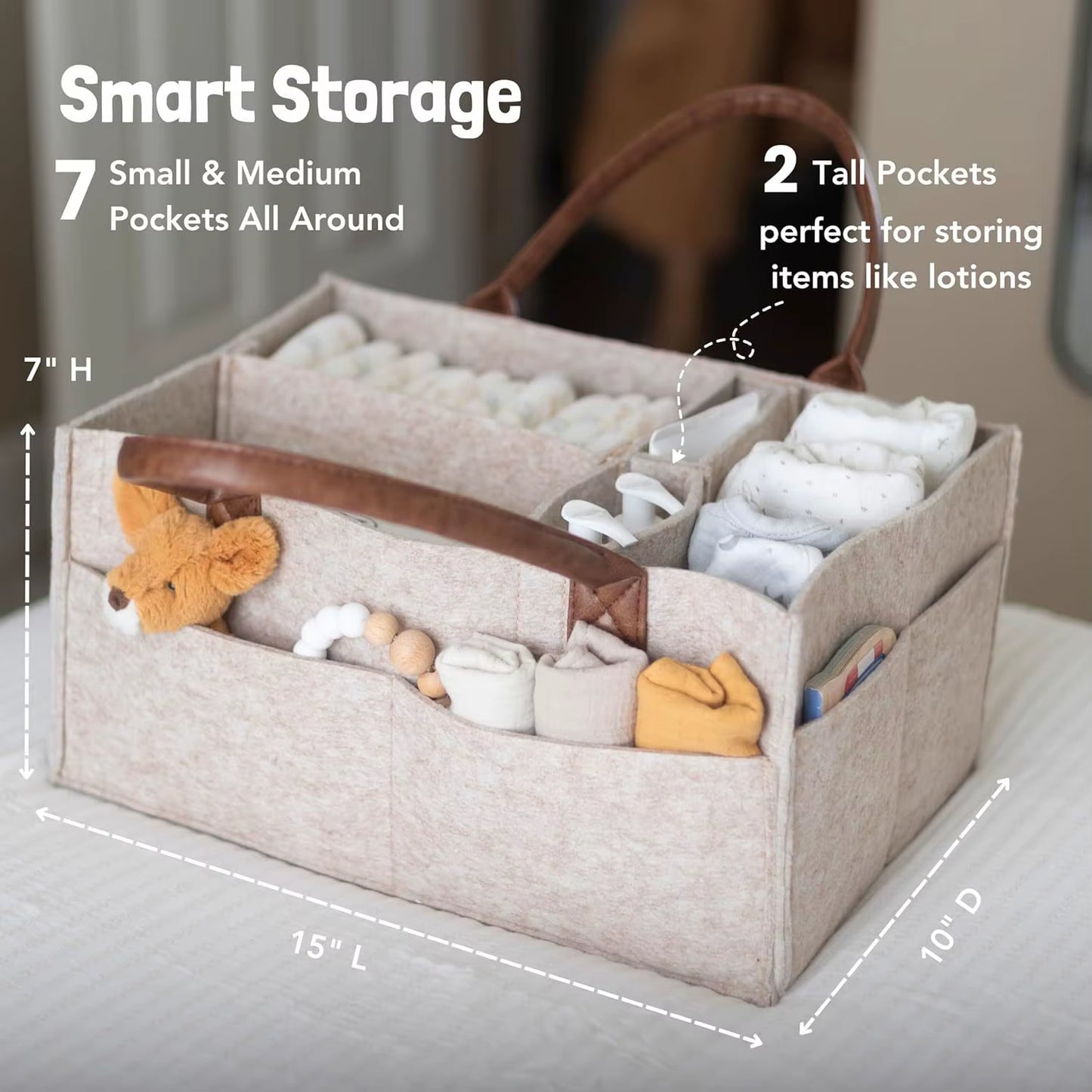 Multi-Purpose Baby Storage Basket