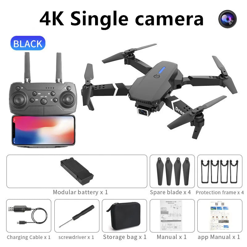 Professional 4K UHD RC Drone with Advanced Features and Long Range Control