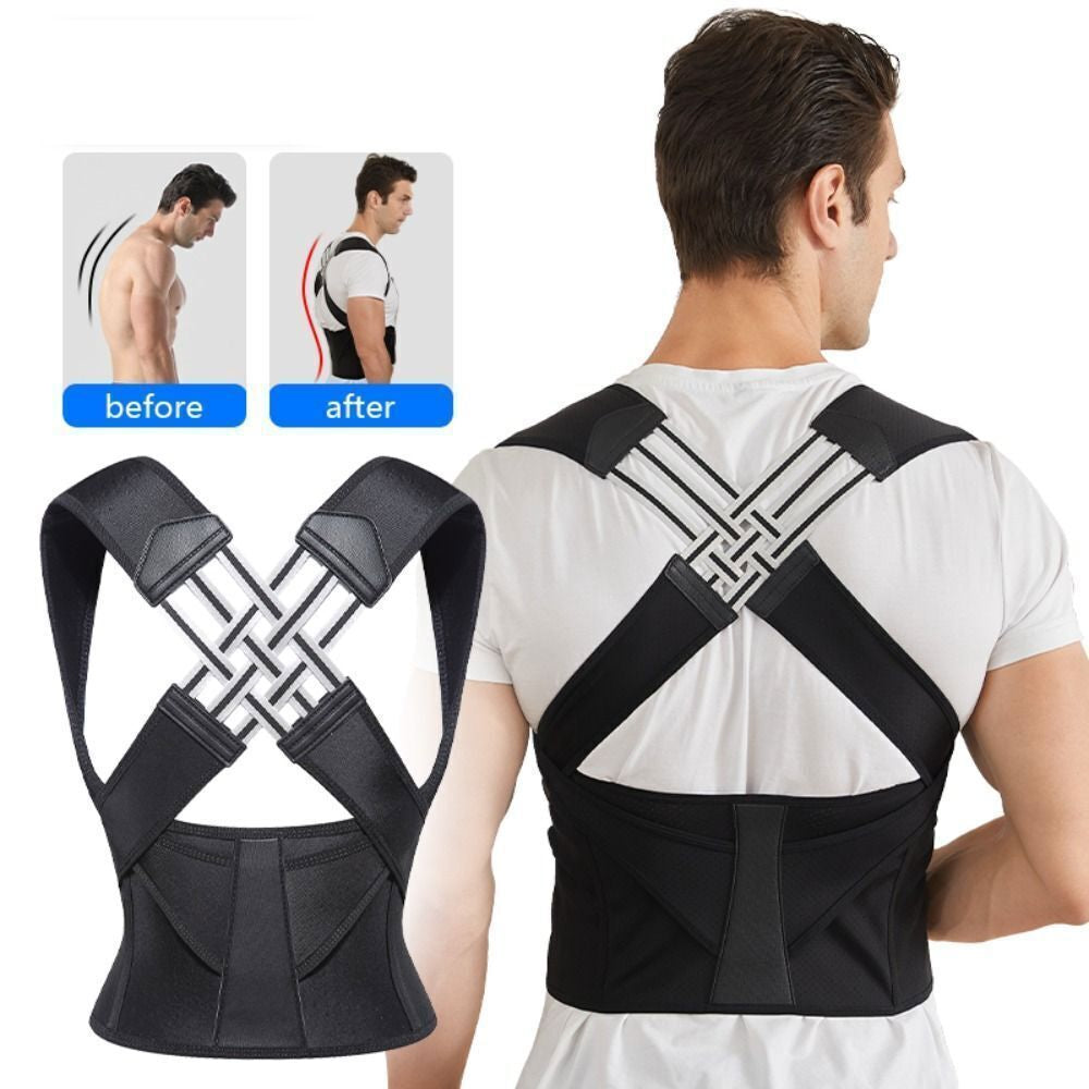 Premium Adjustable Back Posture Correction Belt for Enhanced Comfort and Support