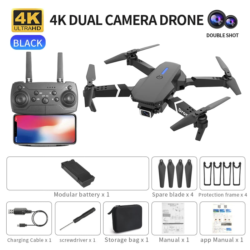 Professional 4K UHD RC Drone with Advanced Features and Long Range Control