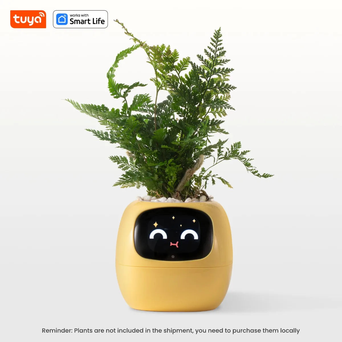 Transform Your Plant Care with the Tuya Ivy Smart Planter: 49+ Expressions, 7 Smart Sensors, and AI Technology for Effortless Gardening Fun