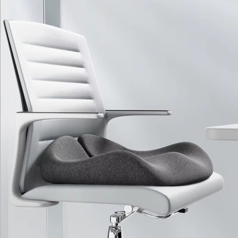 Ergonomic Memory Foam Seat Cushion for Enhanced Comfort and Back Pain Relief in Office and Car