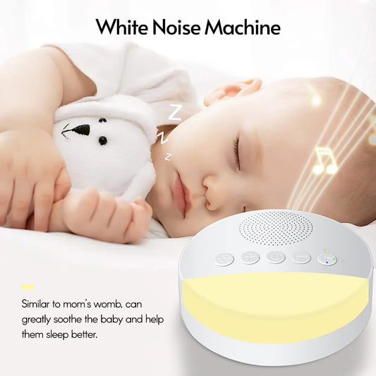 Baby White Noise Machine - Sleep Sound Player with Night Light