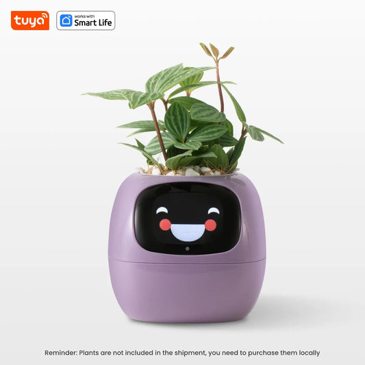 Transform Your Plant Care with the Tuya Ivy Smart Planter: 49+ Expressions, 7 Smart Sensors, and AI Technology for Effortless Gardening Fun