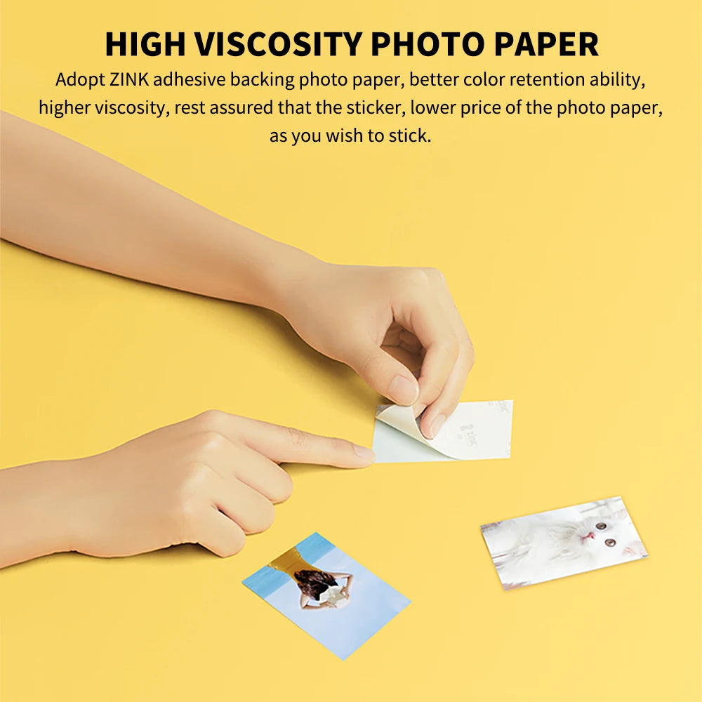 Portable Mini Pocket Photo Printer - DIY Sharing and Mihome APP Compatibility