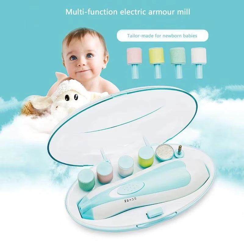 Gentle Baby Electric Nail Trimmer - Safe & Multifunctional Infant Manicure Set for Perfectly Polished Nails