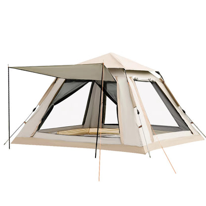 Instant Pop-Up Trekking Tent for Family Adventures - Easy Setup, Spacious & Durable