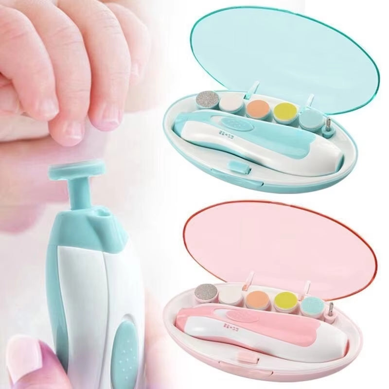 Gentle Baby Electric Nail Trimmer - Safe & Multifunctional Infant Manicure Set for Perfectly Polished Nails